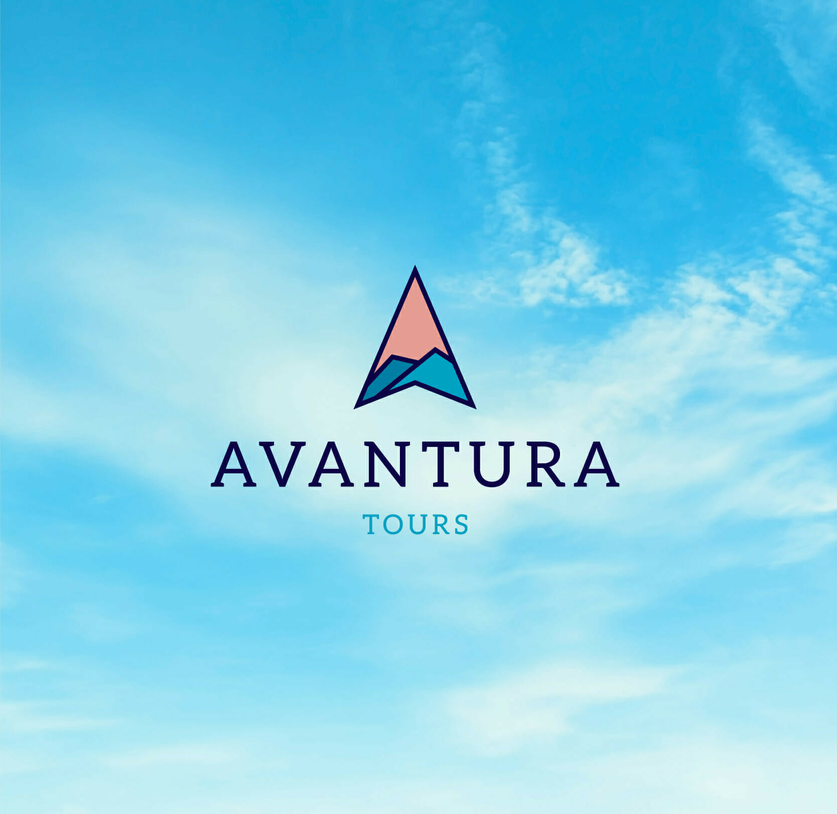 avantura tours logo graphic design by bounce